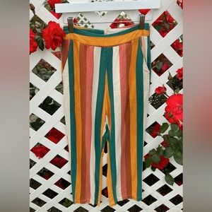 Striped vintage trousers